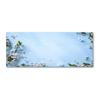 Wall art acrylic Cherry background flowers