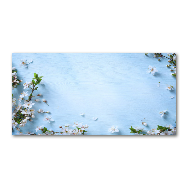 Wall art acrylic Cherry background flowers