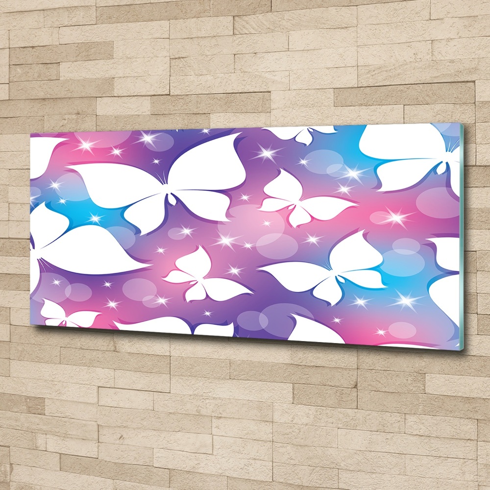 Glass acrylic wall art Butterflies