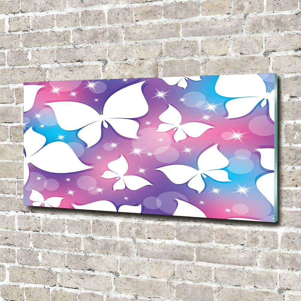 Glass acrylic wall art Butterflies