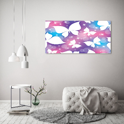 Glass acrylic wall art Butterflies