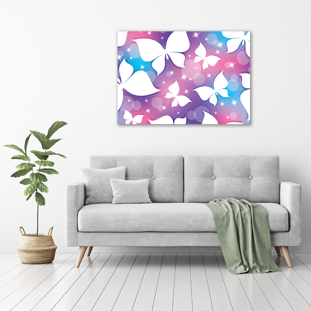 Glass acrylic wall art Butterflies