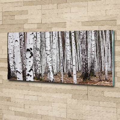 Wall art acrylic Birch