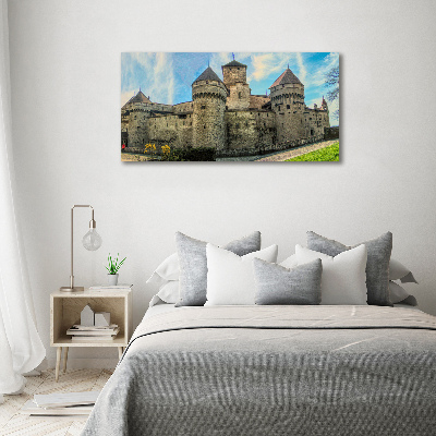 Acrylic wall art Castle in Switzerland