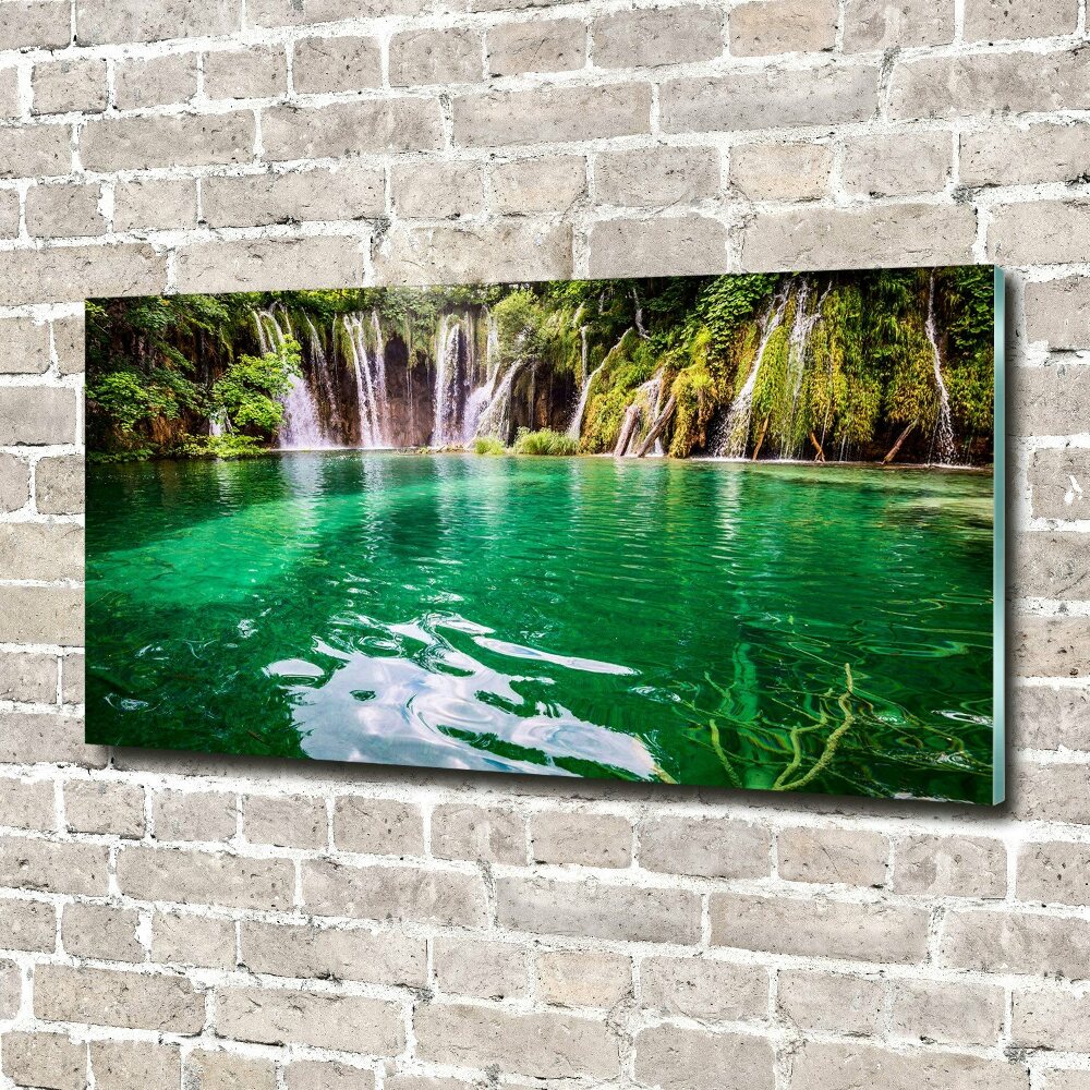 Acrylic print Plitwickie Lake