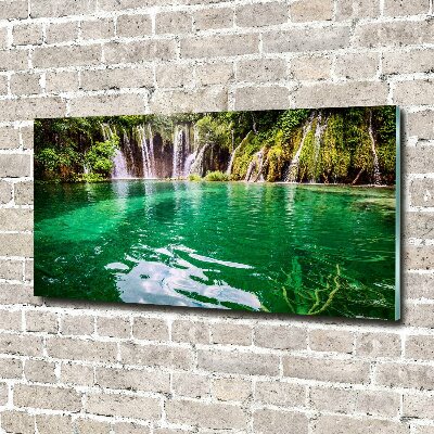 Acrylic print Plitwickie Lake