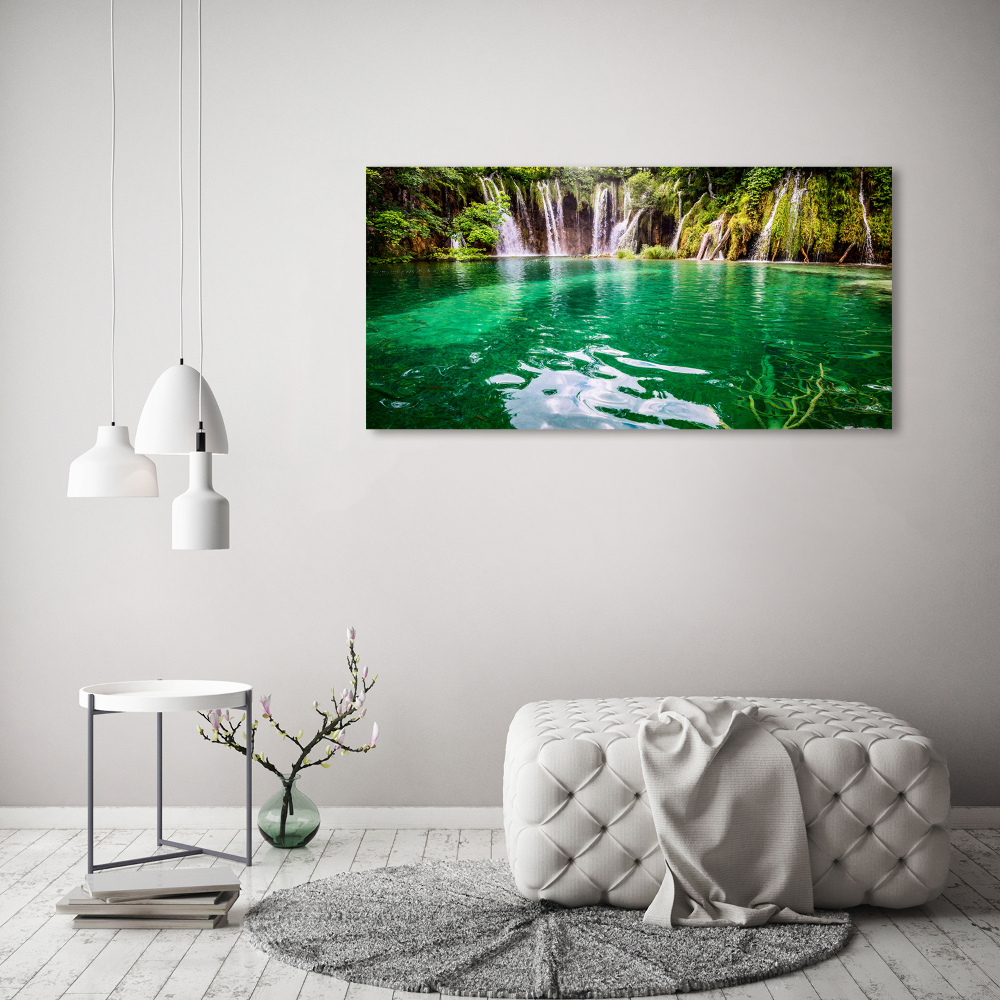 Acrylic print Plitwickie Lake