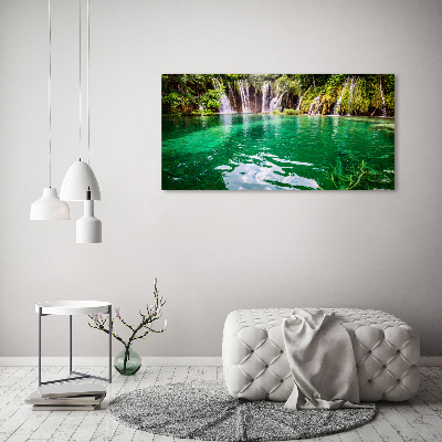 Acrylic print Plitwickie Lake