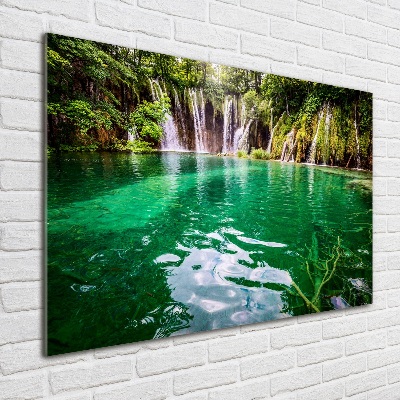 Acrylic print Plitwickie Lake