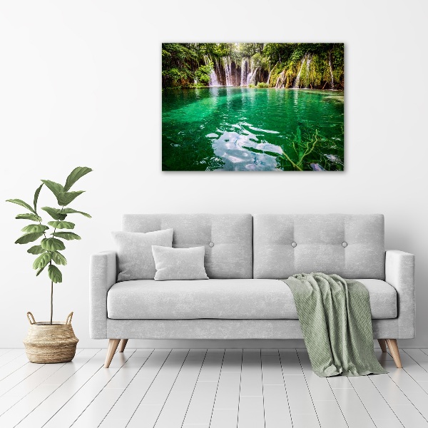 Acrylic print Plitwickie Lake