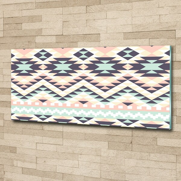 Acrylic wall art Ethnic background