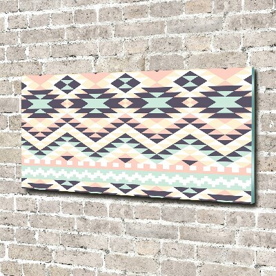 Acrylic wall art Ethnic background