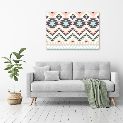 Acrylic wall art Ethnic background