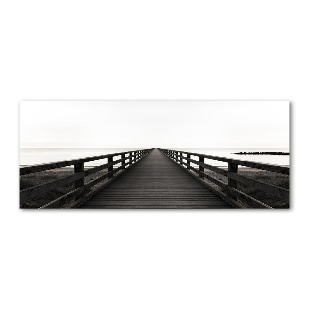 Acrylic wall art Wooden pier