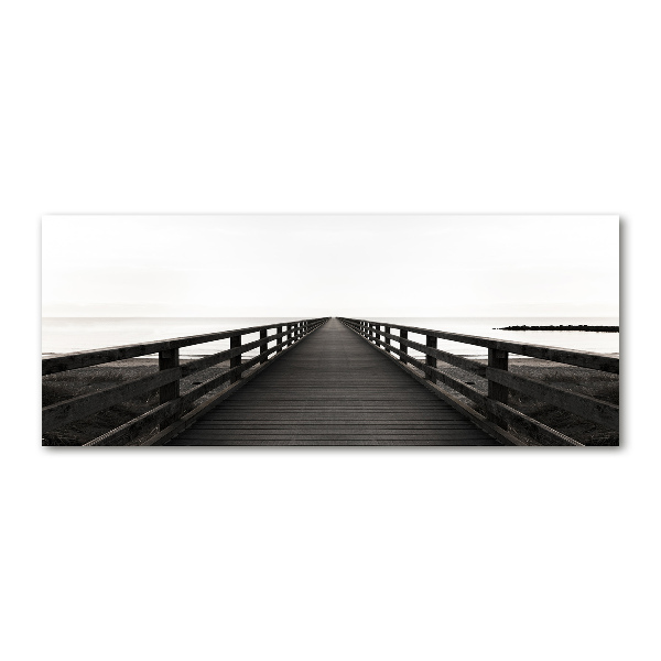 Acrylic wall art Wooden pier