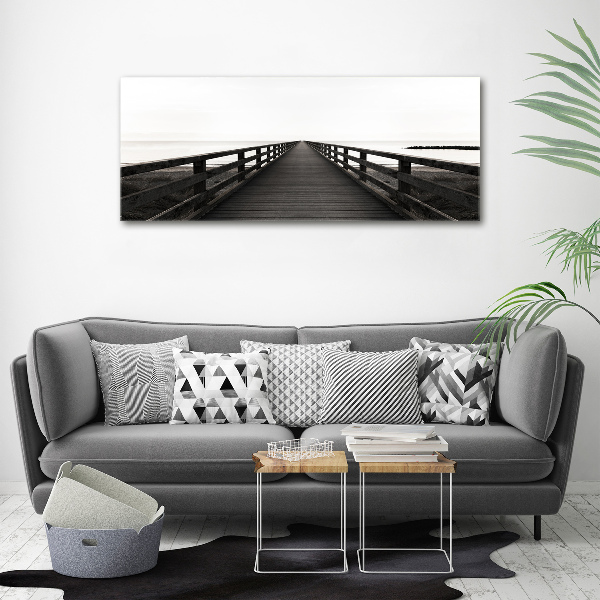 Acrylic wall art Wooden pier