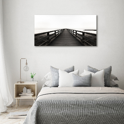 Acrylic wall art Wooden pier