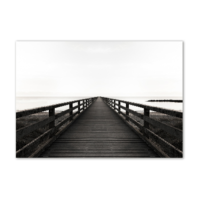 Acrylic wall art Wooden pier