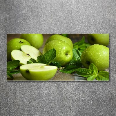 Wall art acrylic Green apples