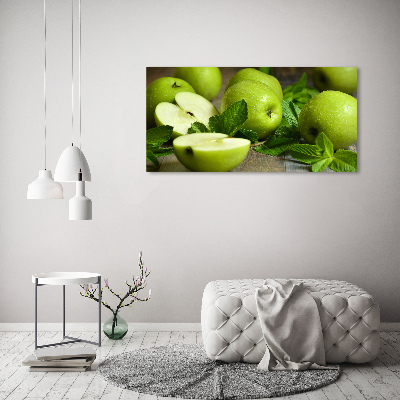 Wall art acrylic Green apples