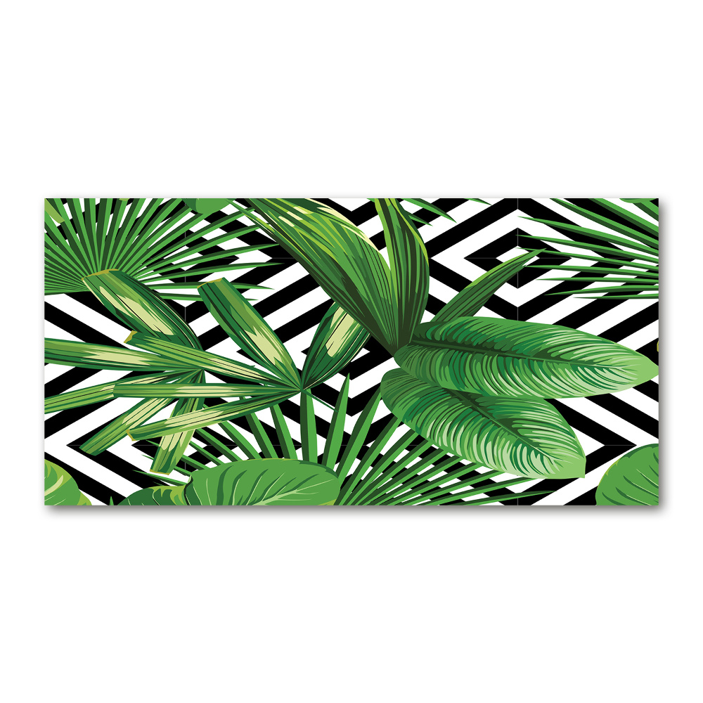 Print on acrylic Tropical leaves