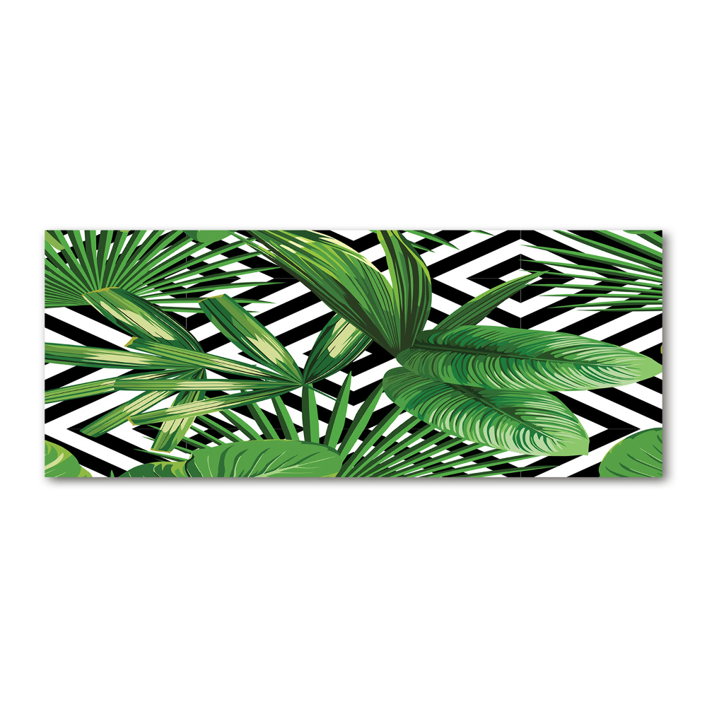 Print on acrylic Tropical leaves