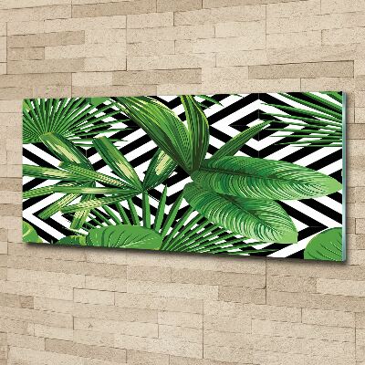 Print on acrylic Tropical leaves