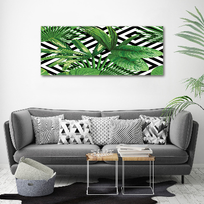 Print on acrylic Tropical leaves