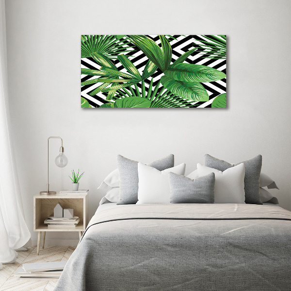 Print on acrylic Tropical leaves