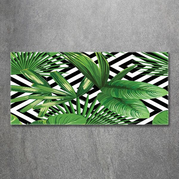 Print on acrylic Tropical leaves