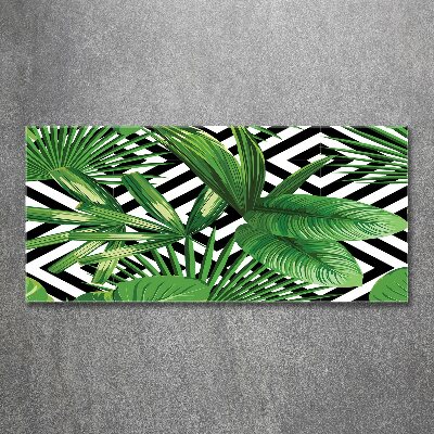 Print on acrylic Tropical leaves