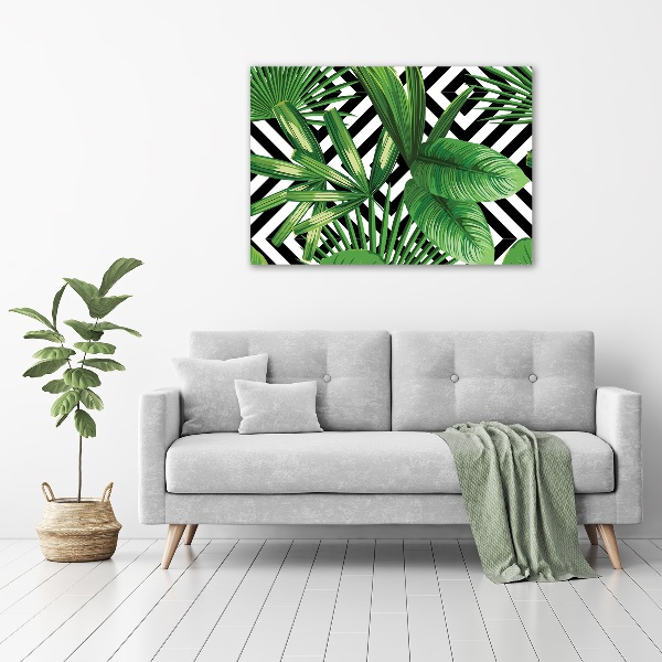 Print on acrylic Tropical leaves