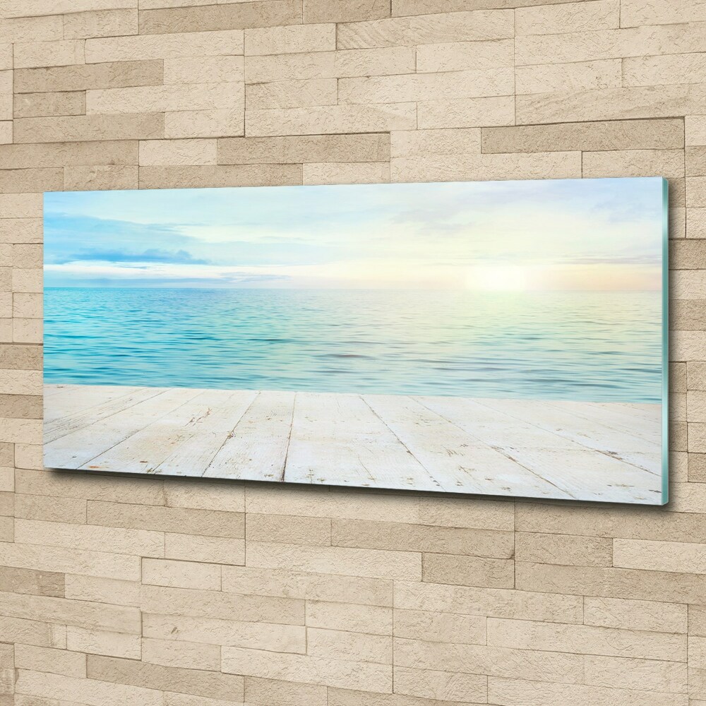 Glass acrylic wall art Sea