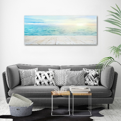 Glass acrylic wall art Sea