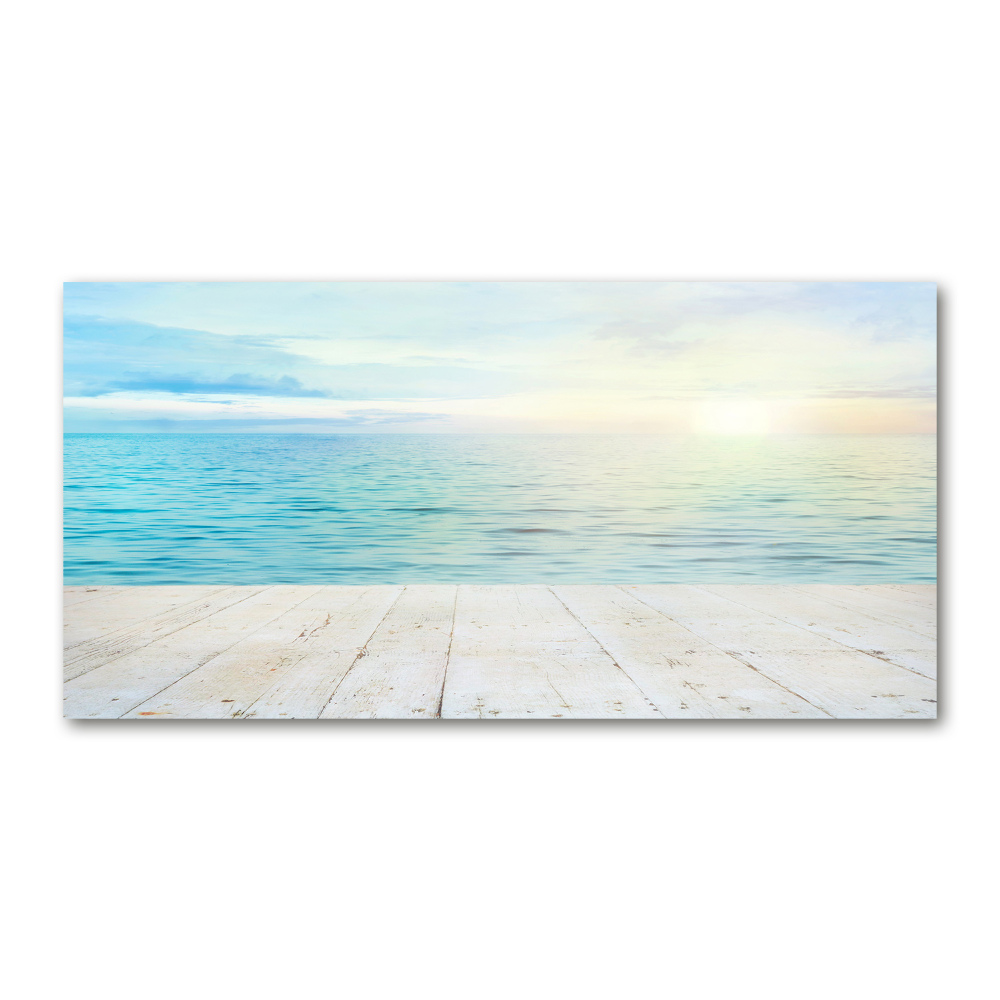 Glass acrylic wall art Sea