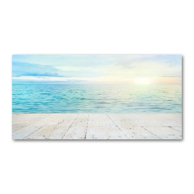 Glass acrylic wall art Sea