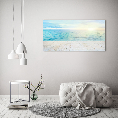 Glass acrylic wall art Sea