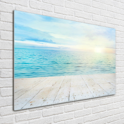 Glass acrylic wall art Sea