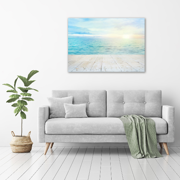 Glass acrylic wall art Sea