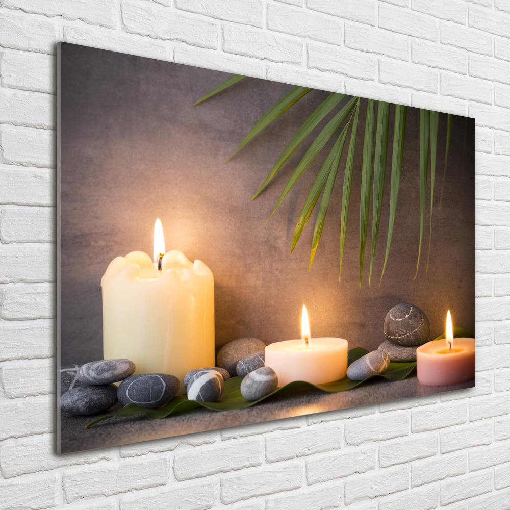 Print on acrylic Burning candles