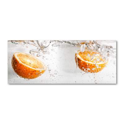 Wall art acrylic Oranges under water