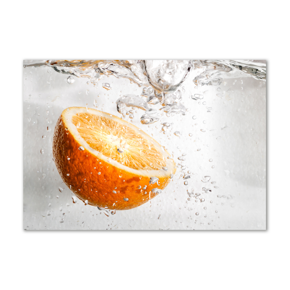 Wall art acrylic Oranges under water