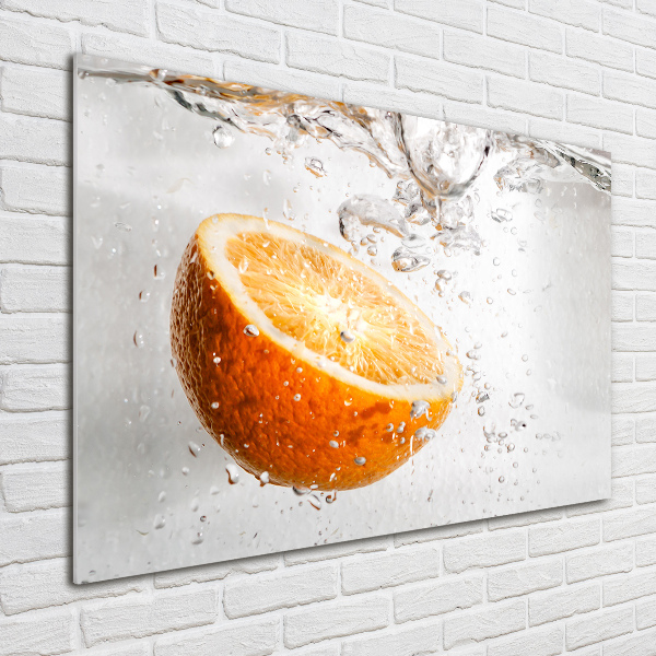 Wall art acrylic Oranges under water