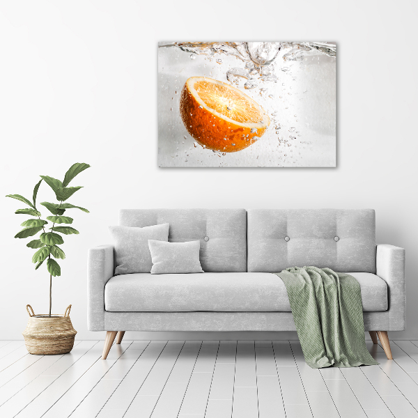 Wall art acrylic Oranges under water