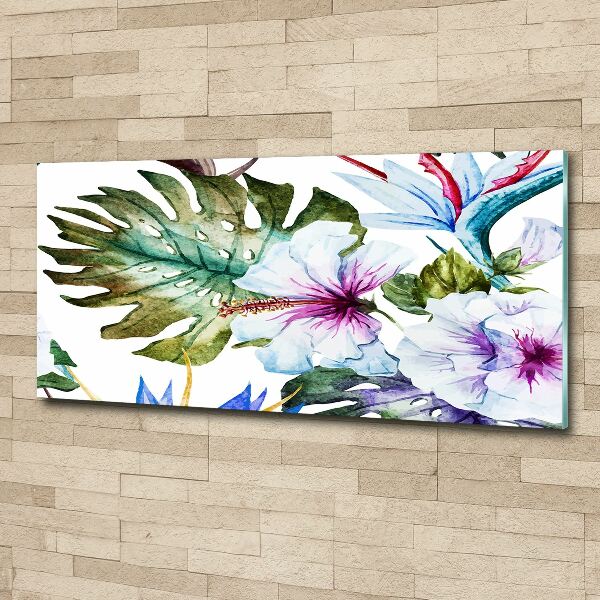 Print on acrylic Hawaiian flowers