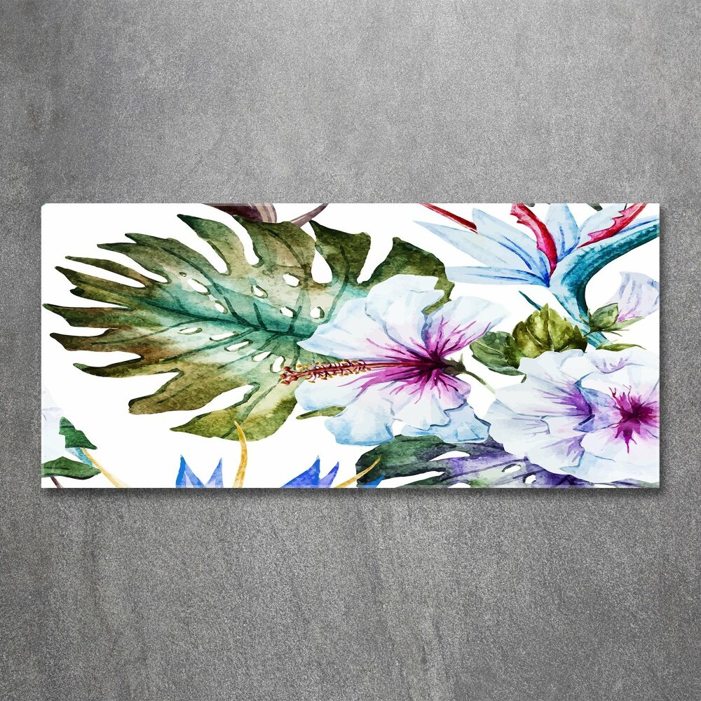 Print on acrylic Hawaiian flowers