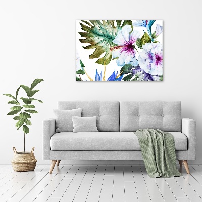 Print on acrylic Hawaiian flowers