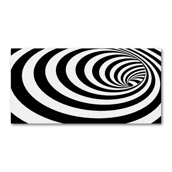 Acrylic wall art Striped spiral