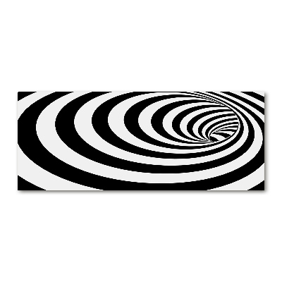 Acrylic wall art Striped spiral