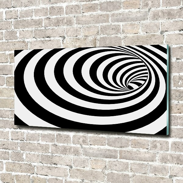 Acrylic wall art Striped spiral